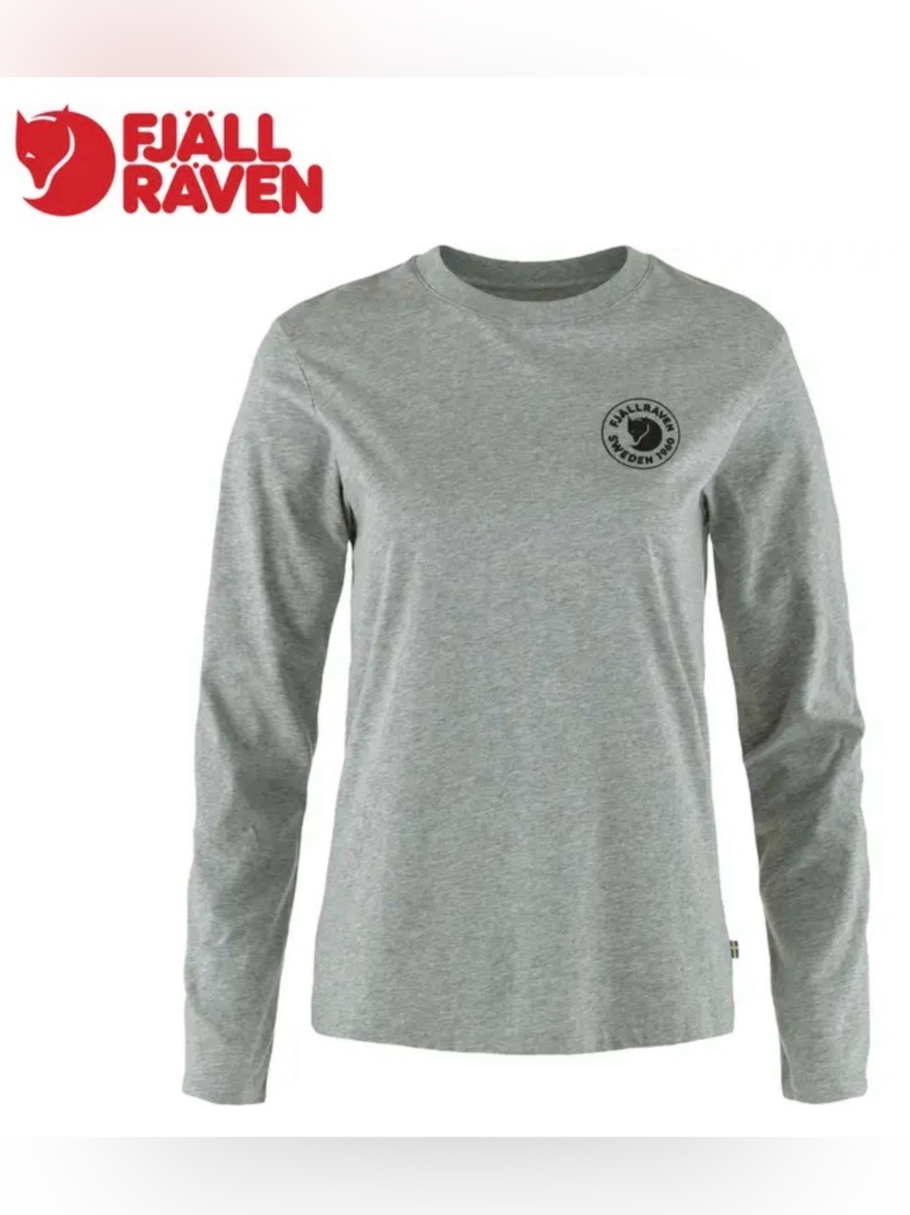 Fjallraven Heather Gray Logo Tee